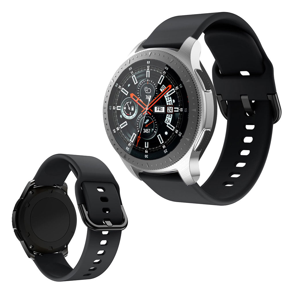 Vildt elegant Samsung Gear S3 Active Silikone Rem - Sort#serie_1