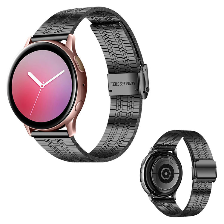 Samsung Galaxy Watch 3 (45mm) / Samsung Galaxy Watch (46mm) Metal Rem - Sort#serie_2