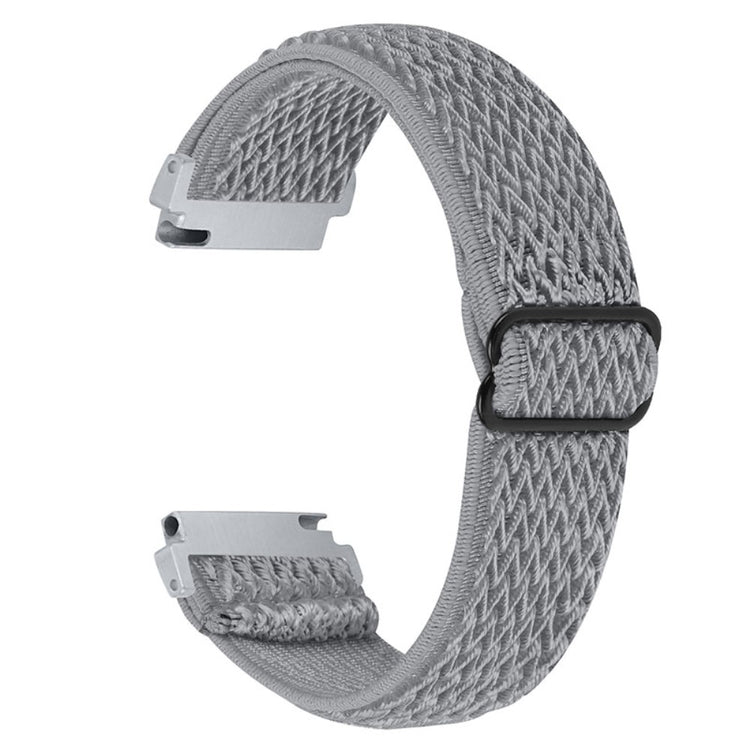 Samsung Galaxy Watch 3 (45mm) / Samsung Galaxy Watch (46mm) Nylon Rem - Sølv#serie_11