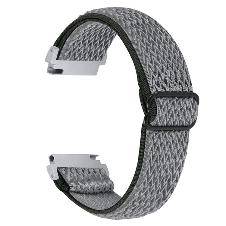 Samsung Galaxy Watch 3 (45mm) / Samsung Galaxy Watch (46mm) Nylon Rem - Sølv#serie_4