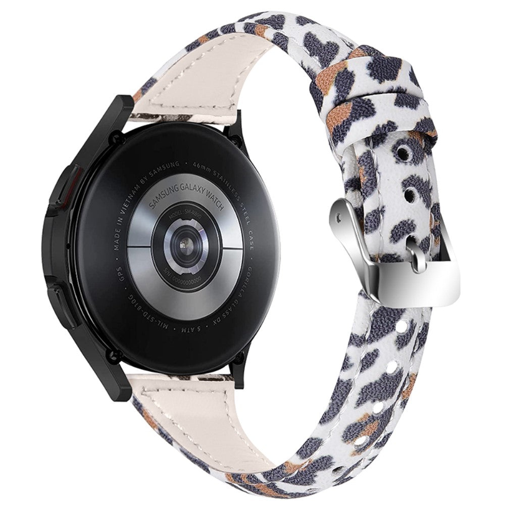 Samsung Galaxy Watch 3 (45mm) / Samsung Galaxy Watch (46mm) Ægte læder Rem - Flerfarvet#serie_1
