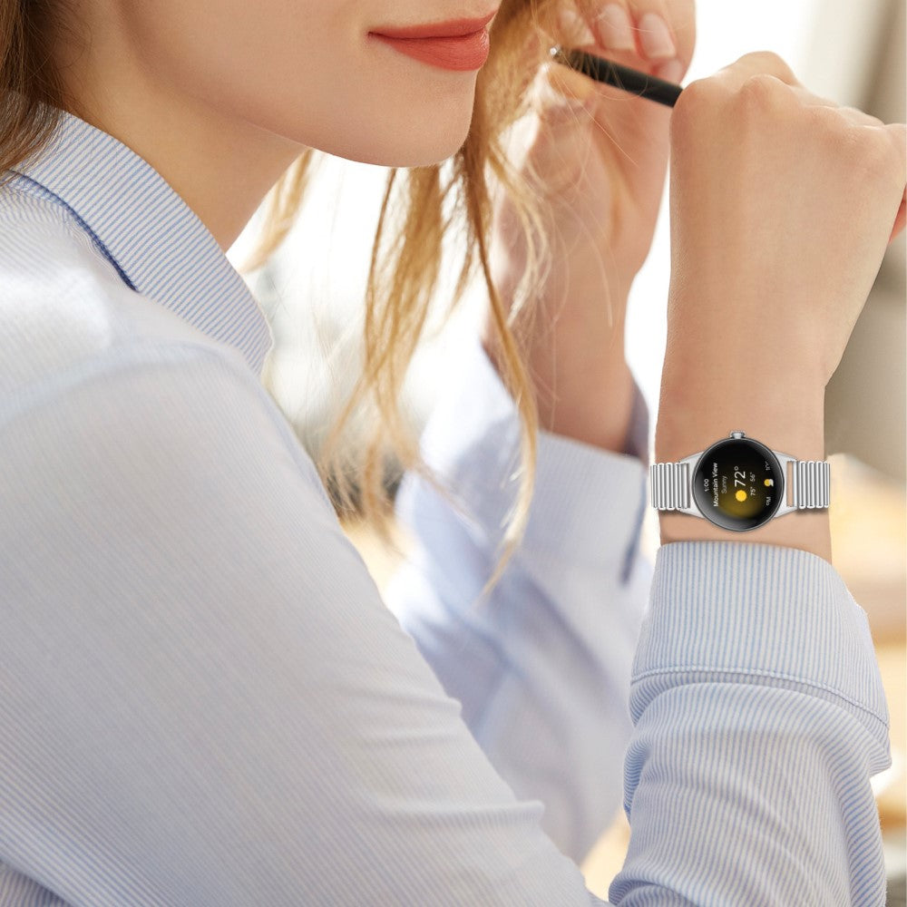 Meget fantastisk Fitbit Sense / Fitbit Versa 3 Rem - Sølv#serie_141