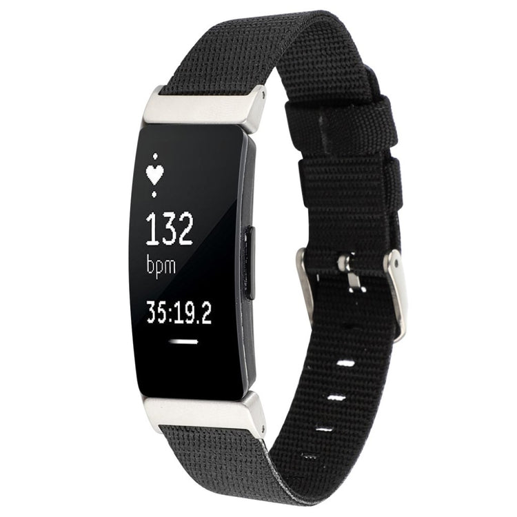 Super fantastisk Fitbit Inspire Nylon Rem - Sort#serie_1