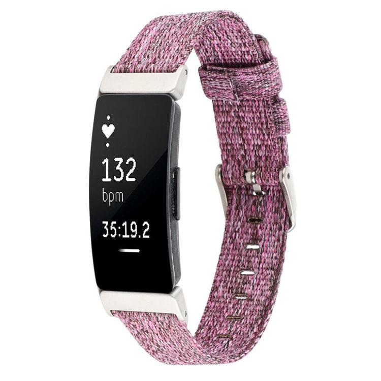 Super fantastisk Fitbit Inspire Nylon Rem - Lilla#serie_8