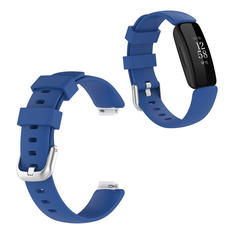 Meget sejt Fitbit Inspire 2 Silikone Rem - Størrelse: S - Blå#serie_10