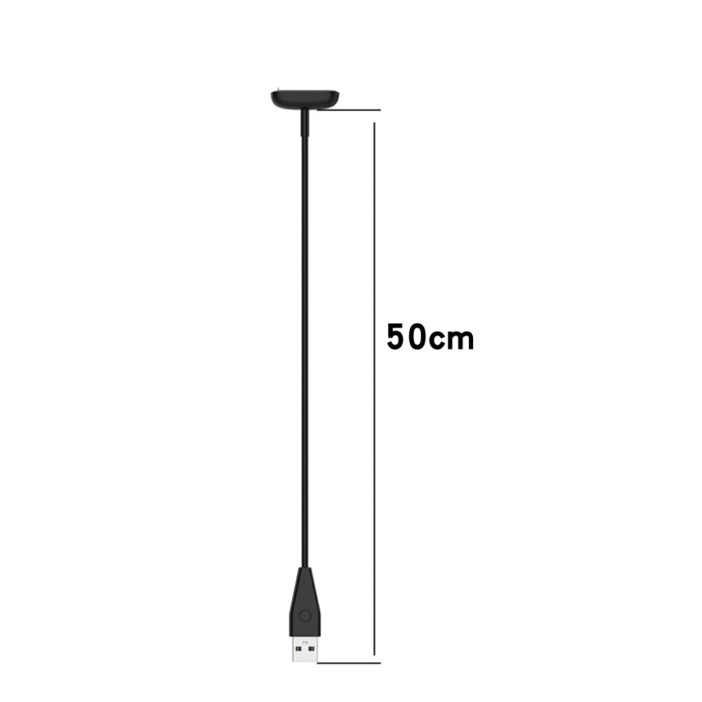 0.5m Fitbit Luxe  Magnetisk  USB Opladningskabel - Sort#serie_028
