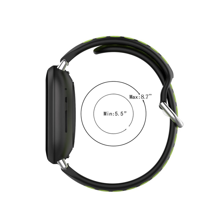 Tidsløst Universal Fitbit Silikone Rem - Orange#serie_3