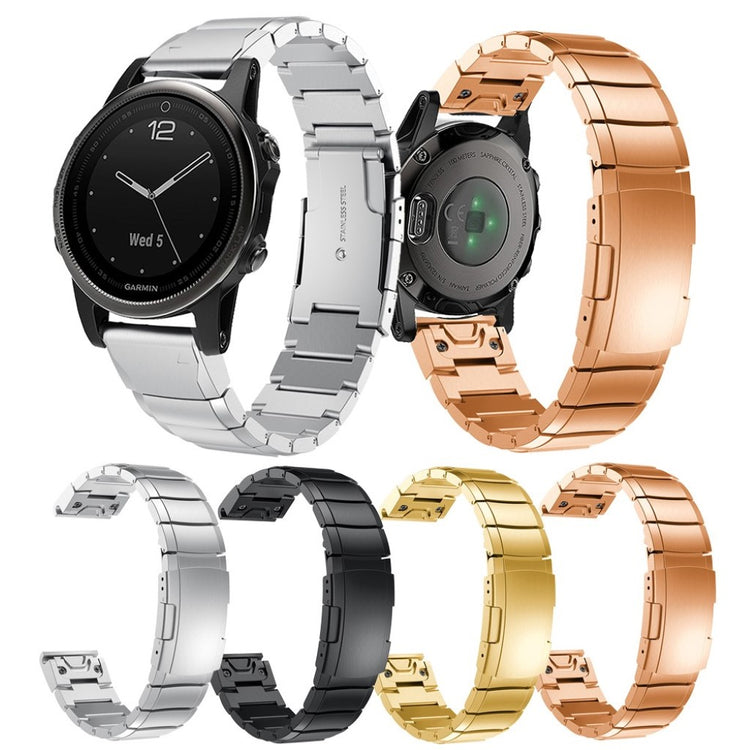 Yndigt Garmin Fenix 5S / Garmin Fenix 5S Plus Metal Rem - Sølv#serie_025
