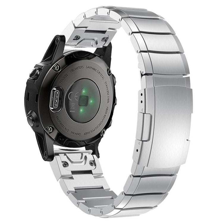 Yndigt Garmin Fenix 5S / Garmin Fenix 5S Plus Metal Rem - Sølv#serie_025