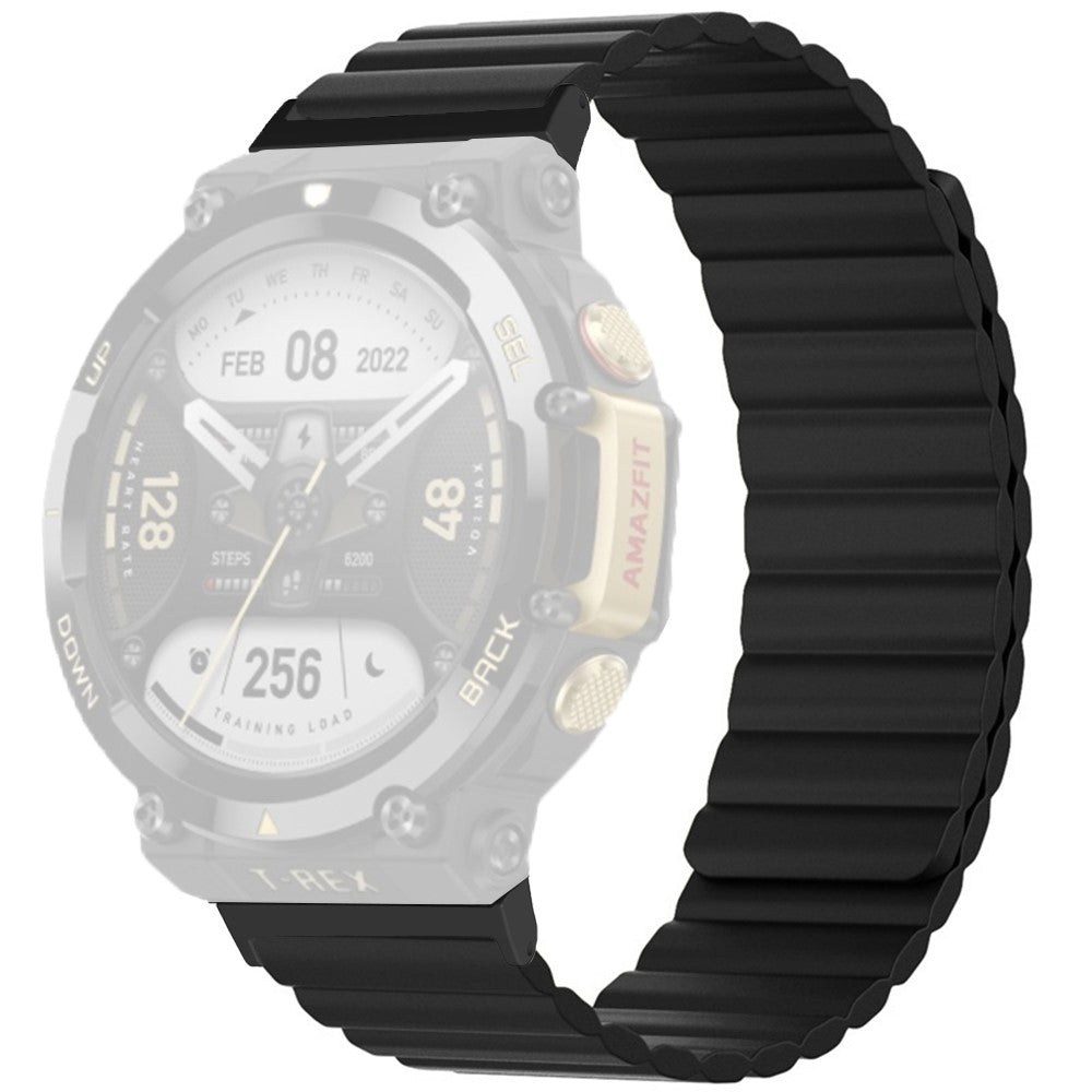 Fantastisk Amazfit T-Rex 2 Silikone Rem - Sort#serie_1