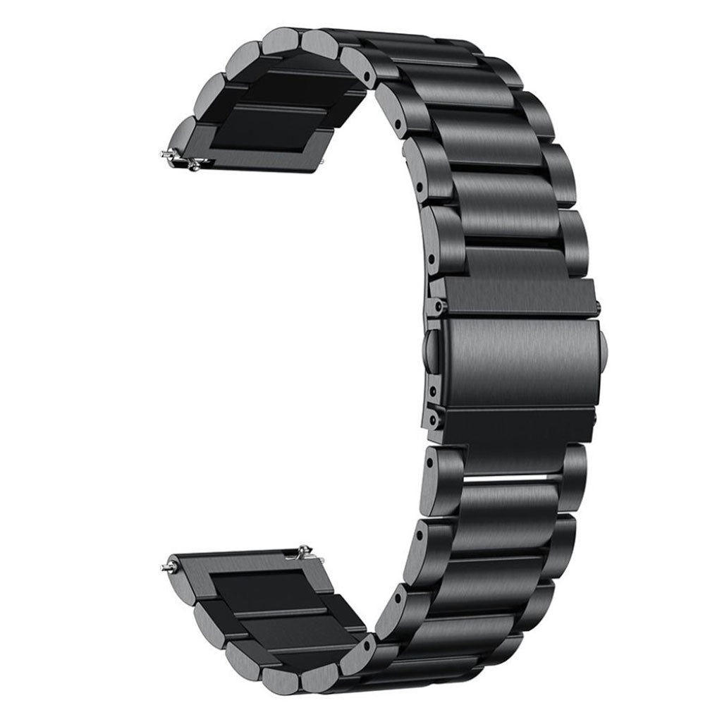 Meget flot Universal Fossil Metal Rem - Sort#serie_4