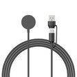 1m Plastik I Silikon / Tpu Apple Smartwatch Bezprzewodowy USB Type-C Kabel Do Ładowania