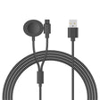 100cm Plastik I Silikon / Tpu Apple Smartwatch Bezprzewodowy USB Kabel Do Ładowania