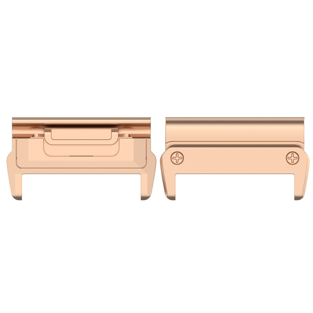 1 Pair 20mm Watchband Connector Garmin Fenix 8 43mm / Fenix 7S / Fenix 7S Pro Watch Band Metal Adapter - Rose Gold#serie_2