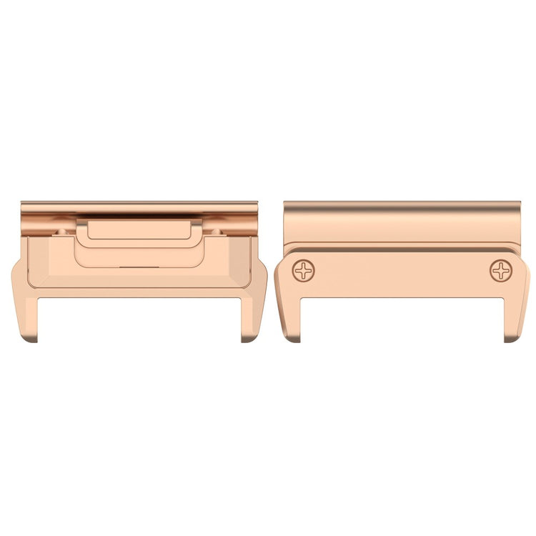1 Pair 20mm Watchband Connector Garmin Fenix 8 43mm / Fenix 7S / Fenix 7S Pro Watch Band Metal Adapter - Rose Gold#serie_2