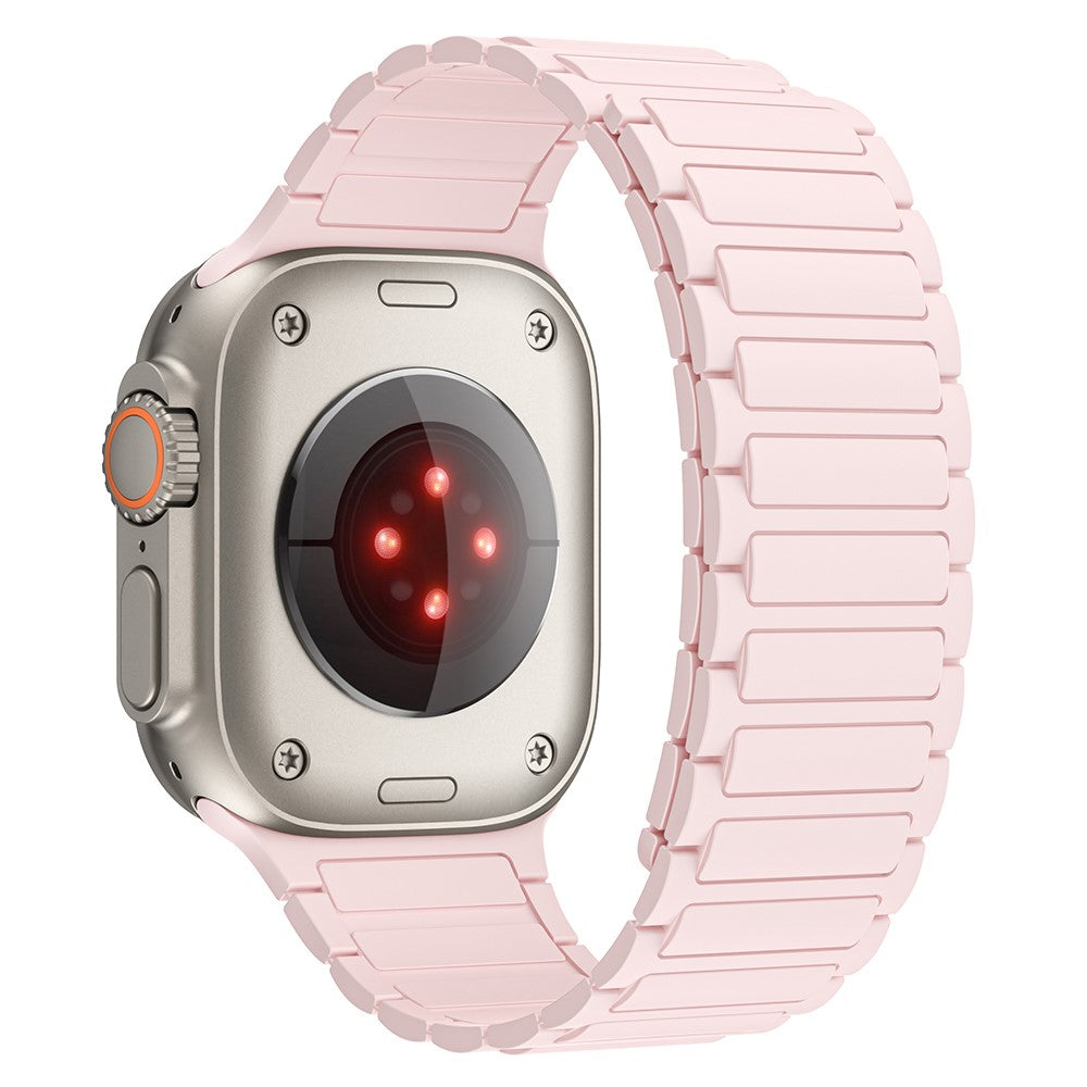 Helt Vildt Fint Silikone Universal Rem passer til Apple Smartwatch - Pink#serie_2