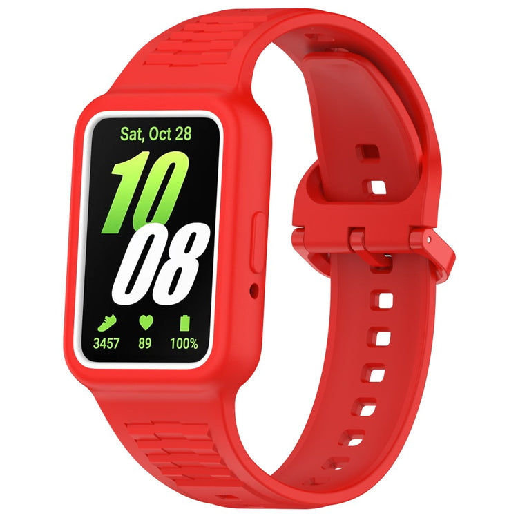 Huawei band 9 / 8 / 7 Integrated Silicone Strap Watch Case Replacement Wrist band  - Red#serie_5