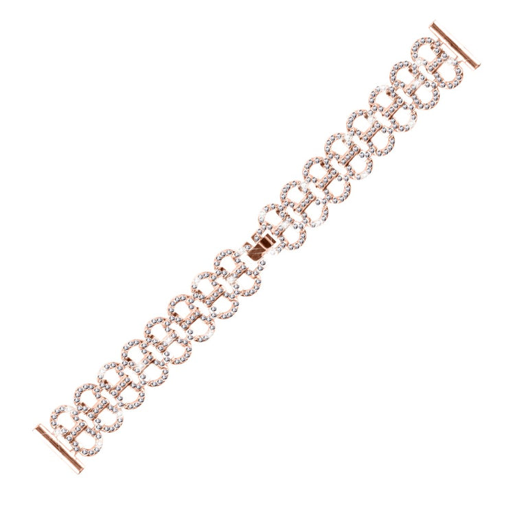 Verizon Gizmowatch 2 Rhinestones Decor Gourd Shape Watch band Alloy Strap - Rose Gold#serie_5