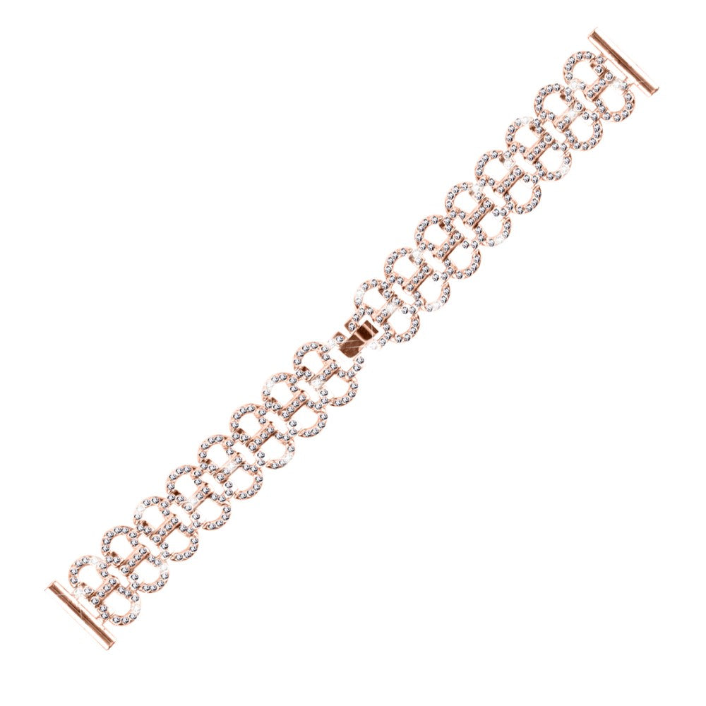 Misfit Vapor Alloy Replacement Strap Rhinestones Decor Gourd Design Smartwatch band  - Rose Gold#serie_5