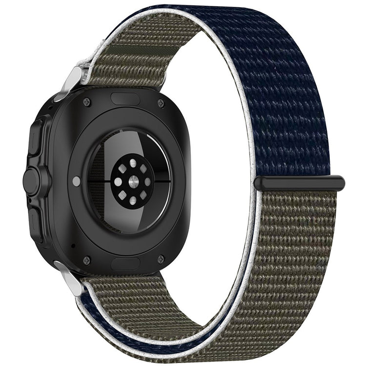 Samsung Galaxy Watch Ultra 47mm Nylon Watch Strap Adjustable Wrist Band Replacement - Grey Blue#serie_7