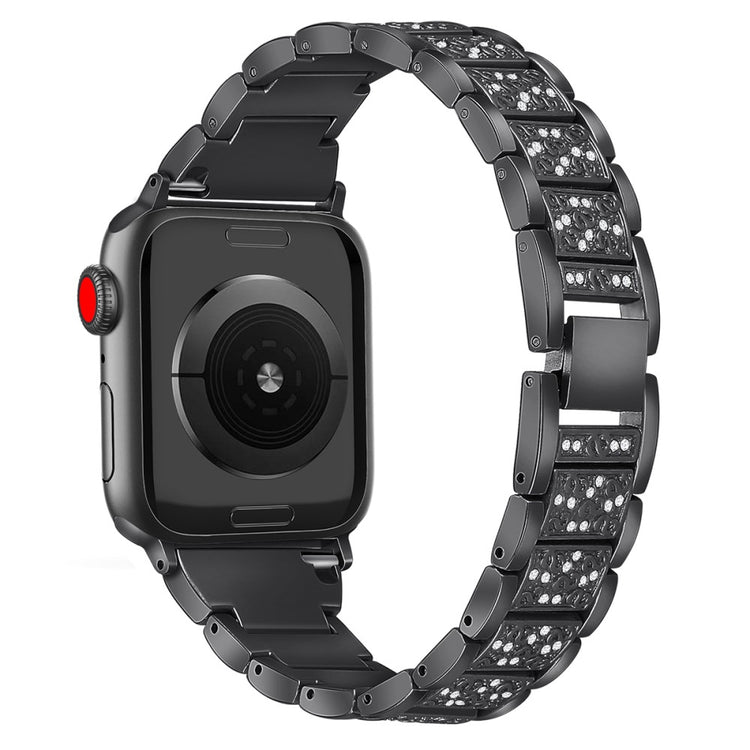 Apple Watch Series 49mm - 45mm - 44mm - 42mm S Pattern Metal Strap - Black#serie_1