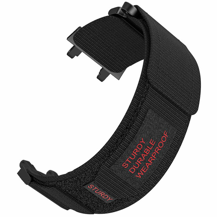 Huami Amazfit Active Edge (A2212) Sports Smartwatch Strap Magic Tape Design Nylon Band - Black#serie_2