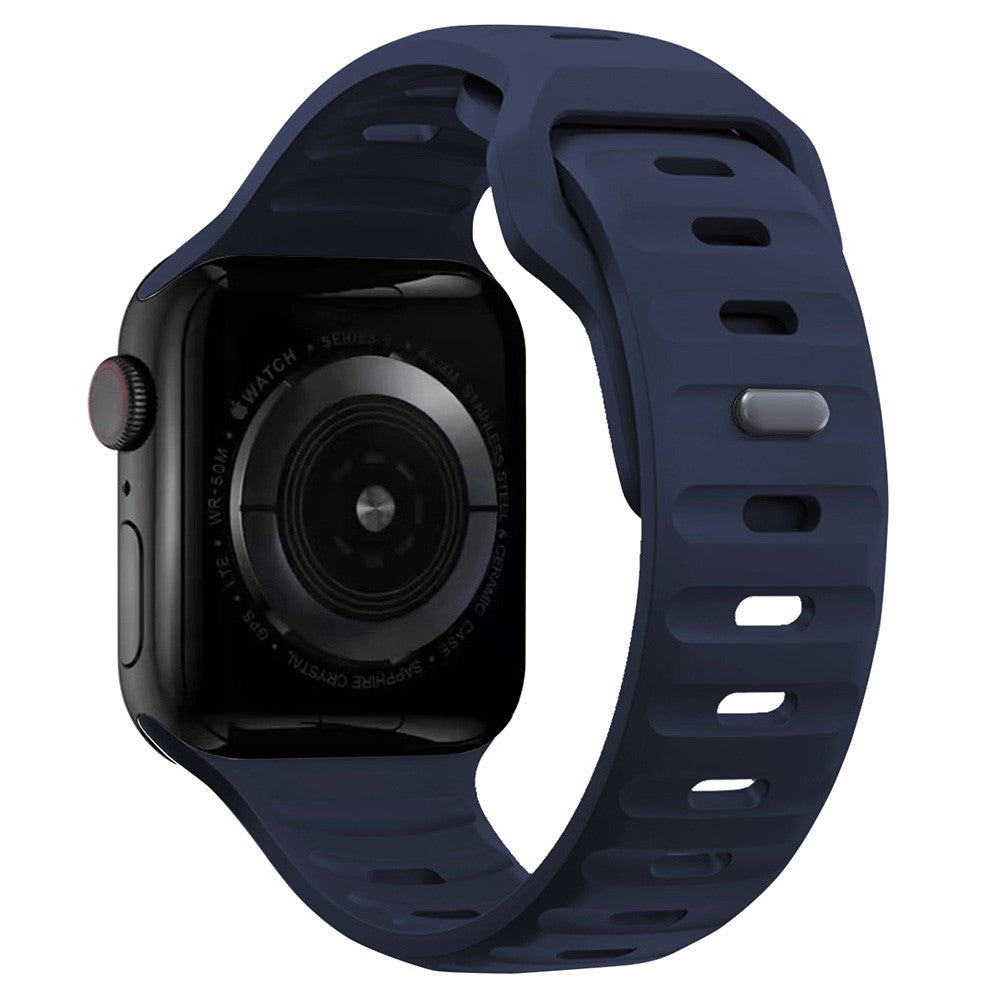 KALEBOL Apple Watch Series 49mm - 45mm - 44mm - 42mm Silicone Watch Band - Midnight Blue#serie_11