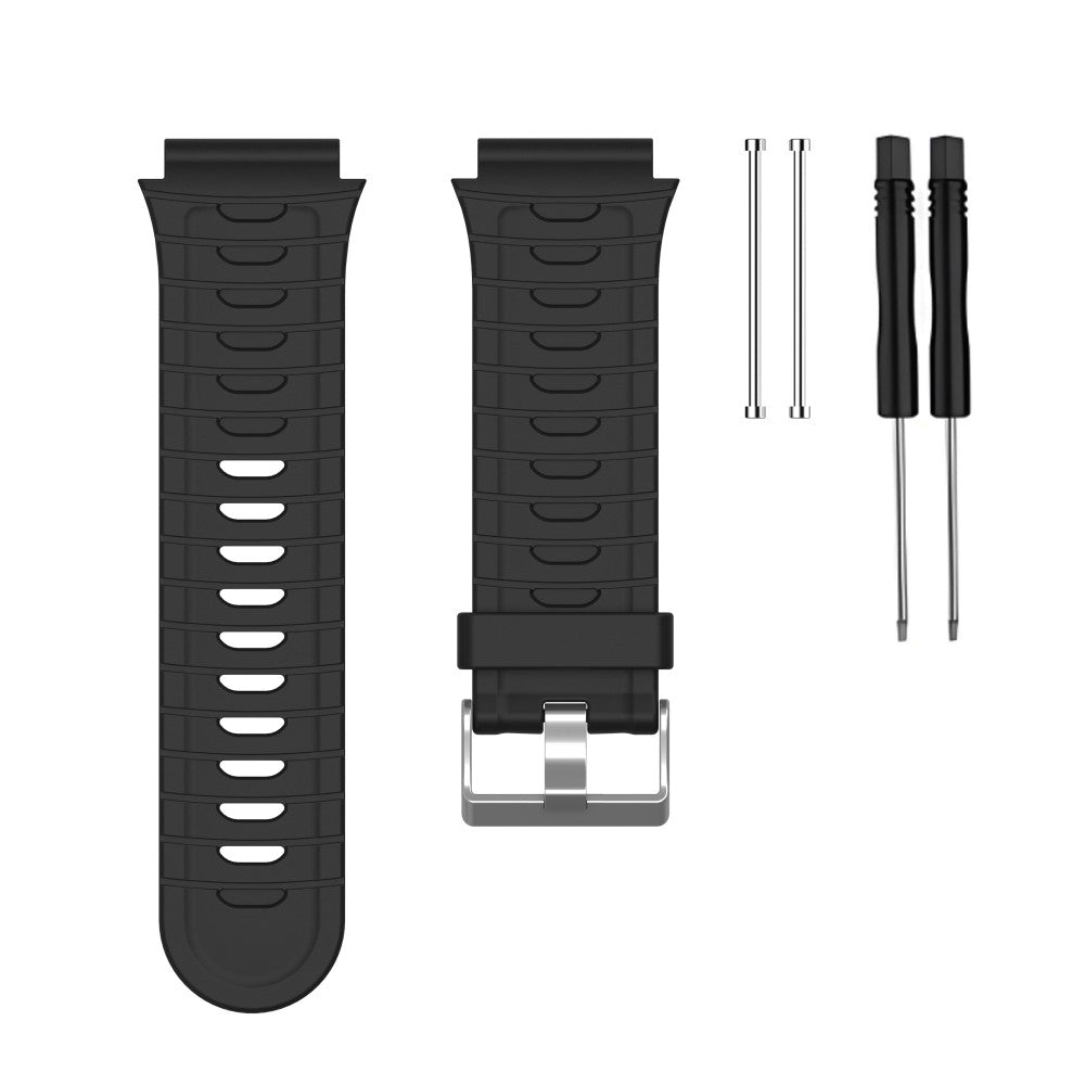 Garmin Forerunner 920XT Watch Strap Silicone Band with Spring Bar and Screwdriver - Black#serie_1