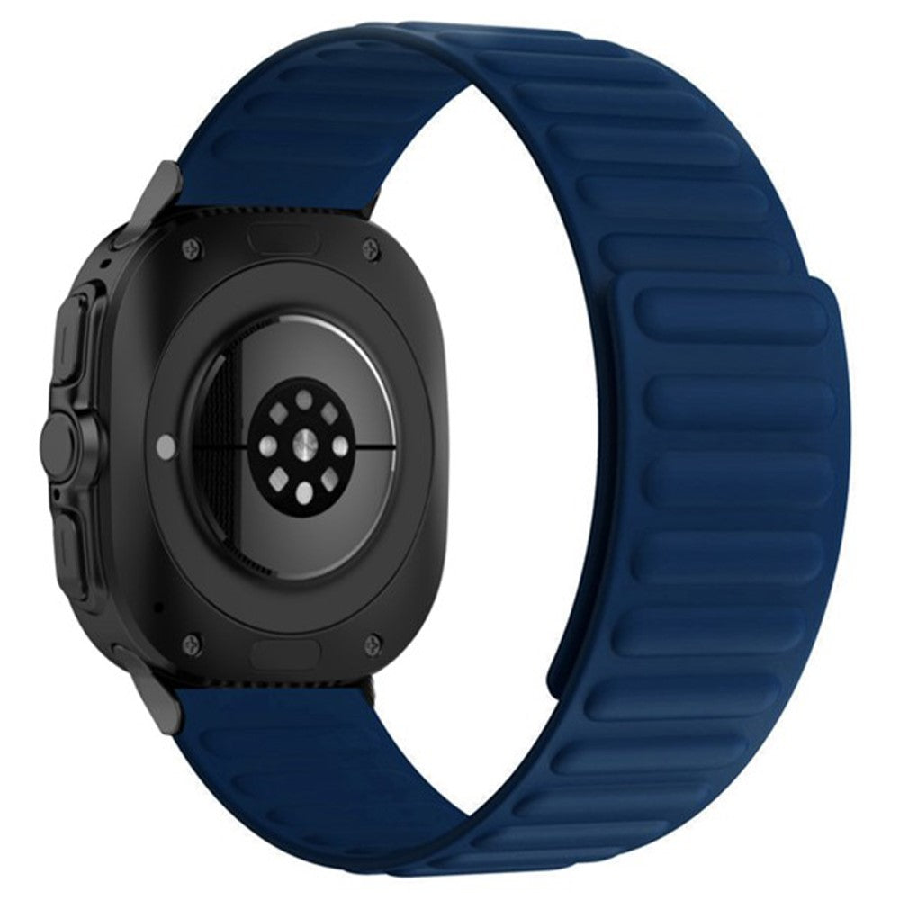 Samsung Galaxy Watch Ultra 47mm Magnetic Silicone Watch Strap Replacement - Dark Blue#serie_8