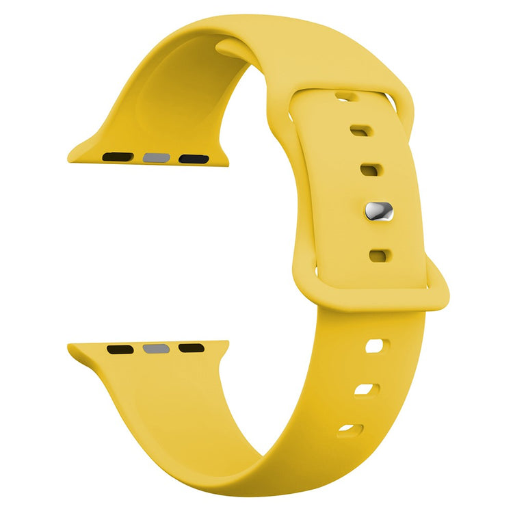 Apple Watch Series 49mm - 45mm - 44mm - 42mm Strap Breathable Silicone Watch Band - Deep Yellow#serie_5