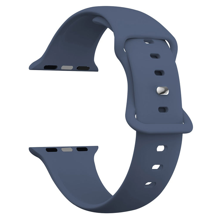 Apple Watch Series 49mm - 45mm - 44mm - 42mm Strap Breathable Silicone Watch Band - Midnight Blue#serie_6