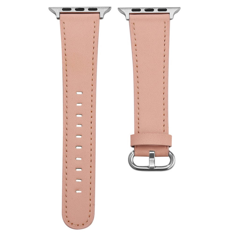 Apple Watch Series 49mm - 45mm - 44mm - 42mm Genuine Cow Leather Strap - Pink#serie_6