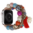Mega Wyluzowany Apple Smartwatch Metal I Kamień Uniwersalne Pasek