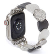 Mega Modny Apple Smartwatch Metal I Kamień Uniwersalne Pasek