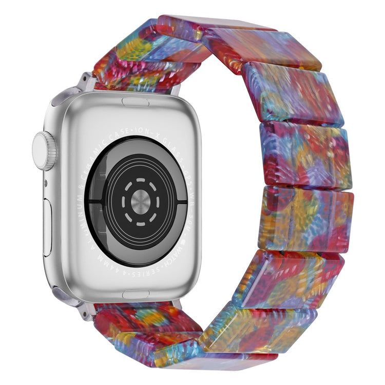 Apple Watch Series 41mm - 40mm - 38mm Resin Blocks Strap - Pearlescent Rainbow#serie_3