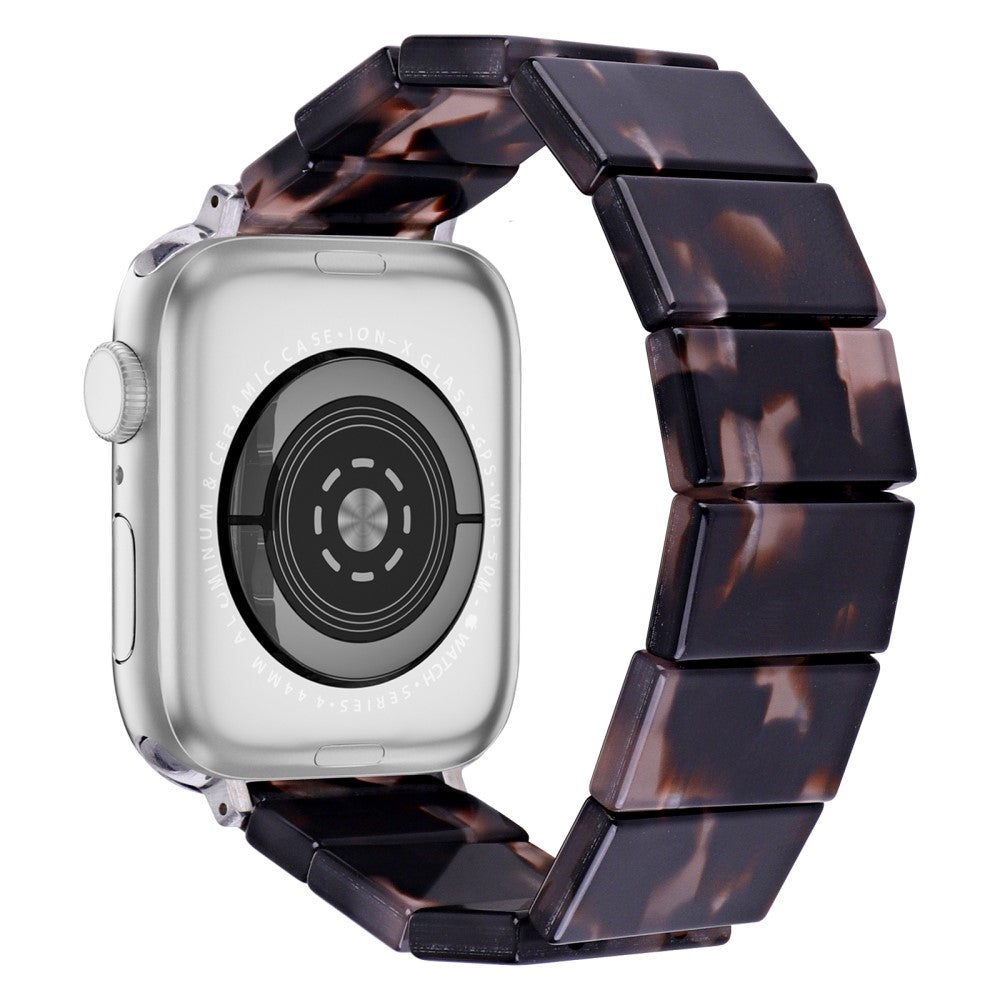 Apple Watch Series 41mm - 40mm - 38mm Resin Blocks Strap - Black Grey#serie_12