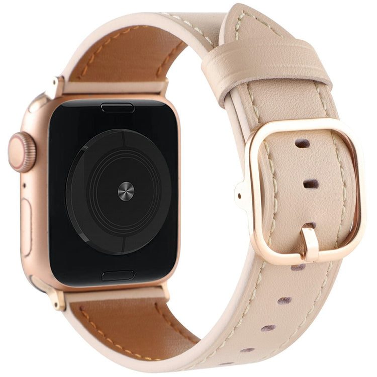 Genuine Cow Leather Strap for Apple Watch Series 41mm - 40mm - 38mm Band - Pink#serie_1