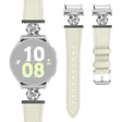 Bardzo Wygodny Samsung Smartwatch Skóra Naturalna I Metal Uniwersalne Pasek