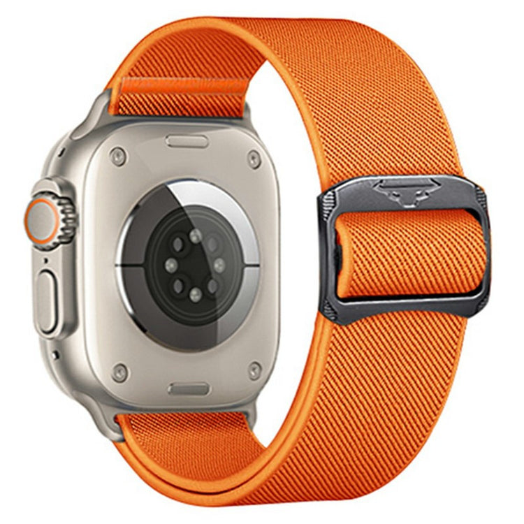 Nylon Strap for Apple Watch Series 41mm - 40mm - 38mm Elastic Band - Orange#serie_1