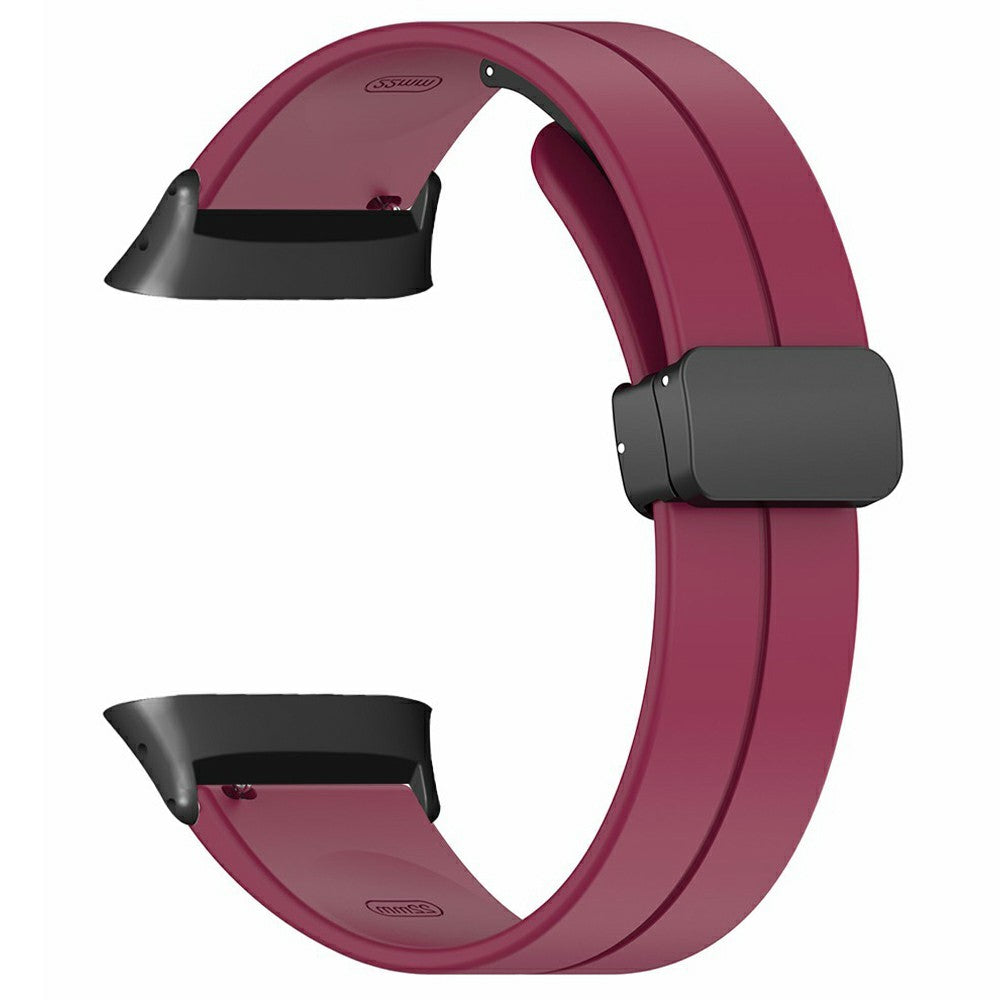 Polar Vantage Watchband Soft Silicone Watch Strap with Magnetic Buckle - Wine Red#serie_8