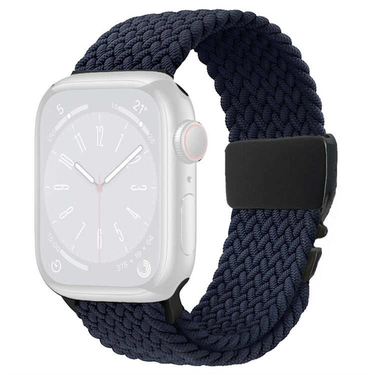 Strap Apple Watch Series 41mm - 40mm - 38mm Woven Watch Band - Charcoal#serie_5