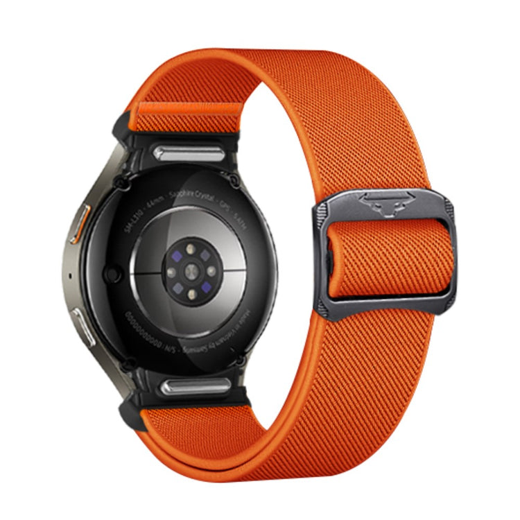 KALEBOL Watch Strap Samsung Galaxy Watch FE 40mm / Watch7 / Watch6 / Watch 5 / Watch4 Nylon Elastic Band - Orange#serie_1