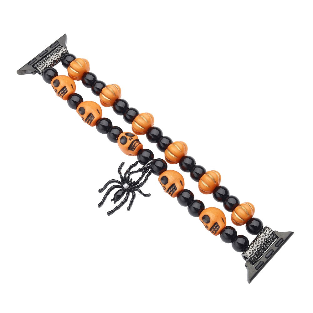 Halloween Spider / Bat Beaded Strap Apple Watch Series 49mm - 45mm - 44mm - 42mm - Spider#serie_1