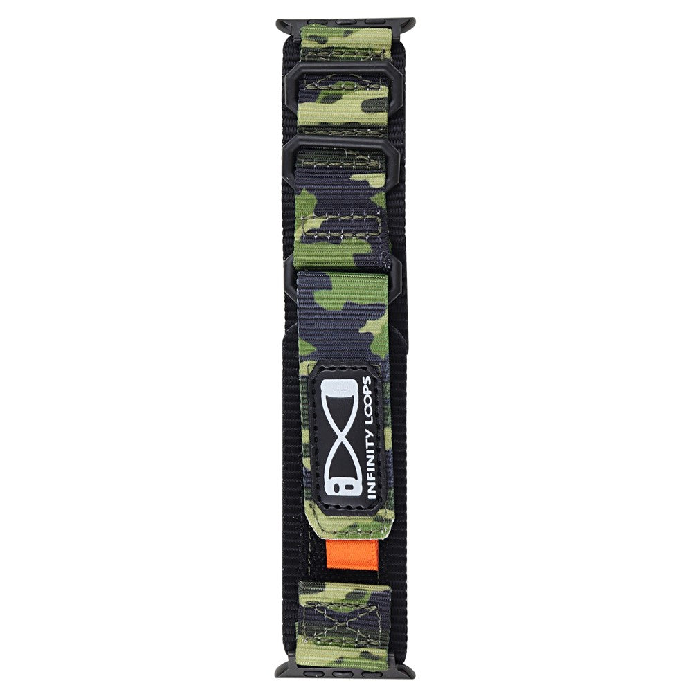 Apple Watch Series 41mm - 40mm - 38mm Nylon Watch Band - Camouflage Green#serie_2