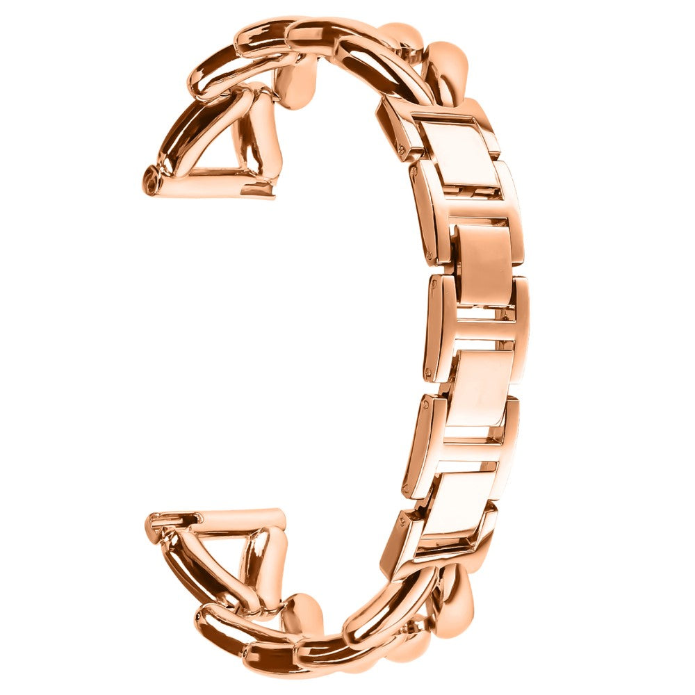 Zinc Alloy Watch Band Haylou BLING LS12 Twisted Metal Watch Strap Replacement - Rose Gold#serie_3