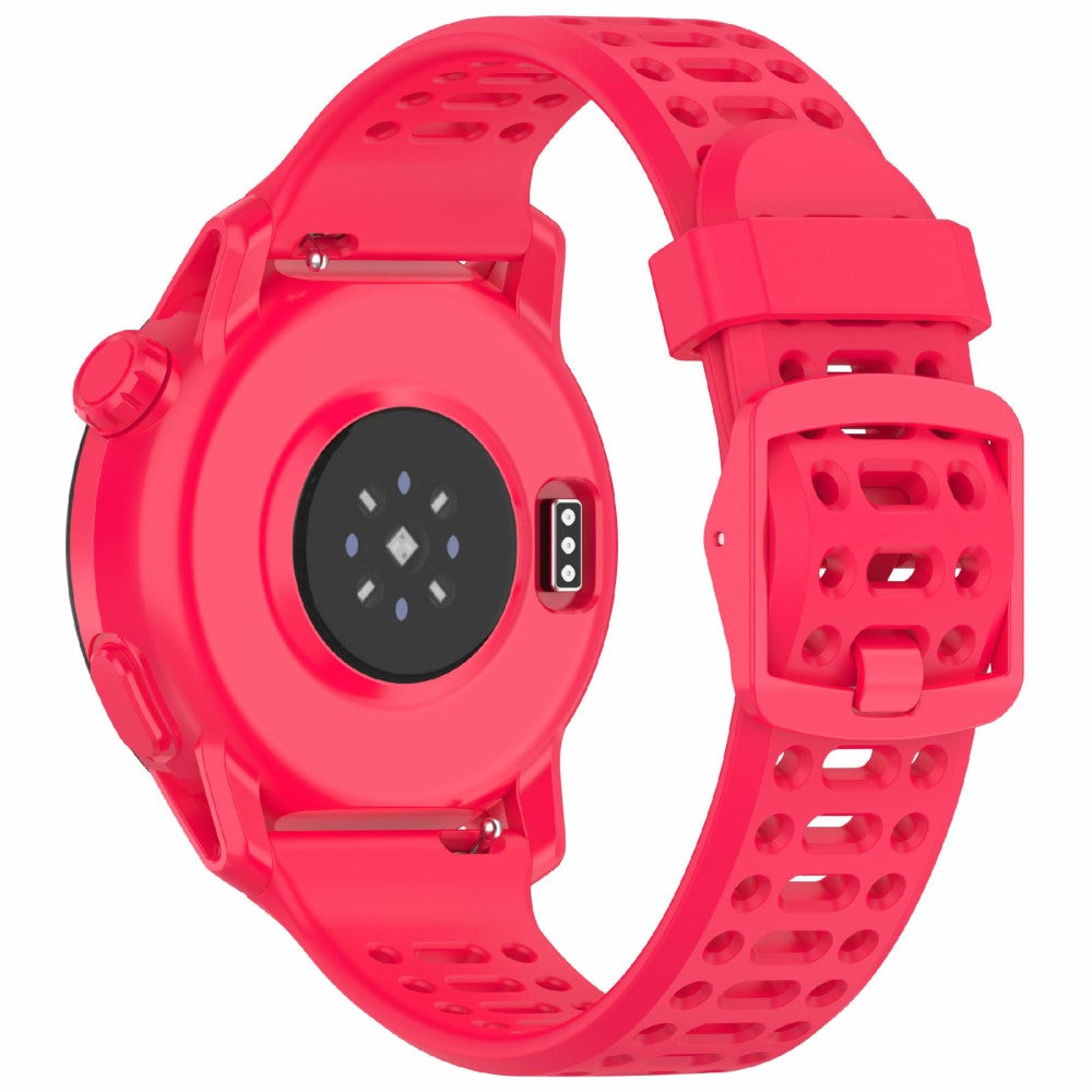 Coros Pace 3 / Apex 2 Pro / Apex Pro Silicone Watch Band Solid Color 22mm Watch Strap - Red#serie_5