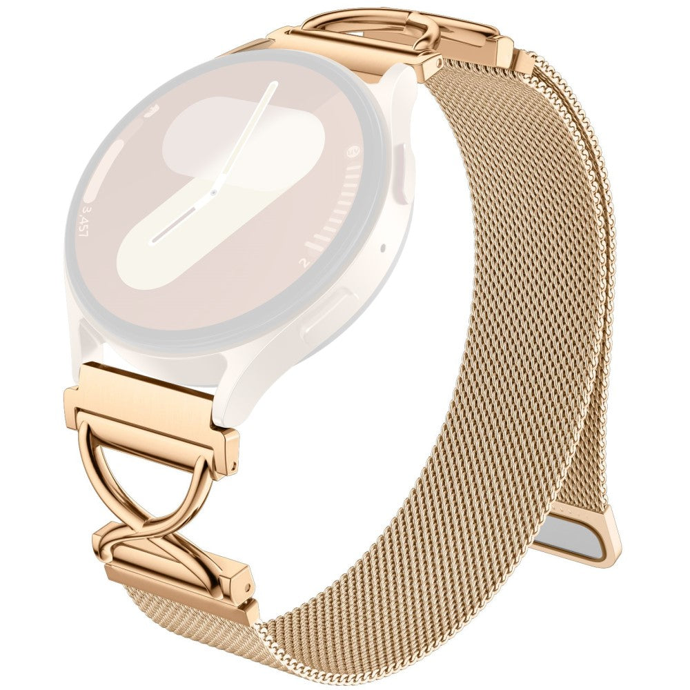 Huami Amazfit Pop Pro Milanese Band Electroplated Stainless Steel Magnetic Watch Strap with X-Shaped Connector - Rose Gold#serie_4