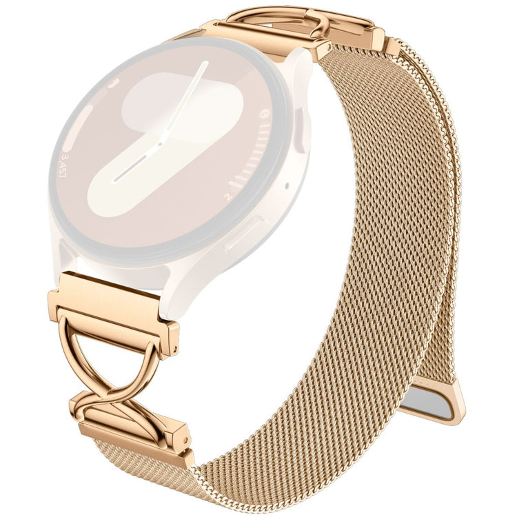 Huami Amazfit Pop Pro Milanese Band Electroplated Stainless Steel Magnetic Watch Strap with X-Shaped Connector - Rose Gold#serie_4