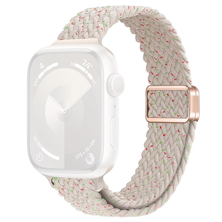 KALEBOL Braided Watch Strap Apple Watch Series 10 46mm Magnetic Nylon Wristbands - Spring Cherry#serie_5