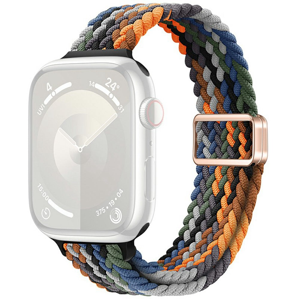 KALEBOL Braided Watch Band Apple Watch Series 10 46mm Elastic Nylon Strap - Camo#serie_11